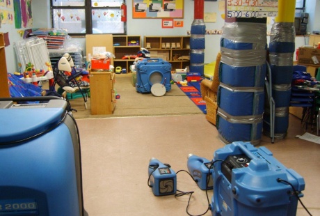 TERS Building Restoration Equipment Restores Classrooms