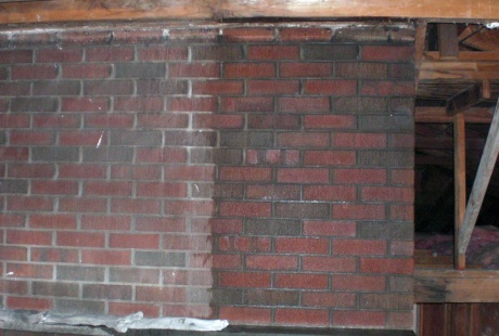 Brick Wall Before Fire Restoration Services