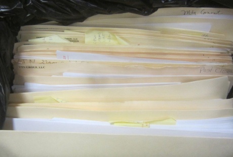 Damaged documents after TERS provides document restoration services